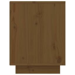 Berkfield Home Shoe Cabinet Honey Brown 60x34x45 cm Solid Wood Pine - Size: 60 x 34 x 45 cm - thumbnail 6