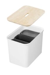 SmartStore Collect Recycling Solution 'Bin & Lid Gift Set' in White - Size: Large