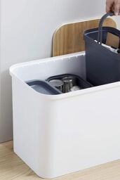 SmartStore Collect Recycling Solution 'Bin & Lid Gift Set' in White - Size: Large - thumbnail 4