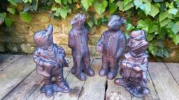 Inspirational Gifting Wind in the Willows Set - Aluminium with an aged bronze finish - thumbnail 4