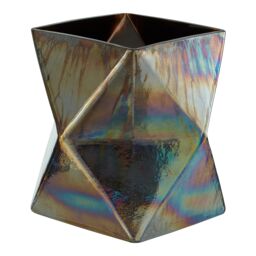 Orsina Rambia Small Oil Slick Glass Candle Holder - thumbnail 4