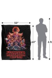 Stranger Things Season 2 Heroes Super Soft Throw Blanket 152 X 127 Cm - thumbnail 5