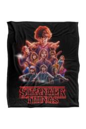 Stranger Things Season 2 Heroes Super Soft Throw Blanket 152 X 127 Cm - thumbnail 1
