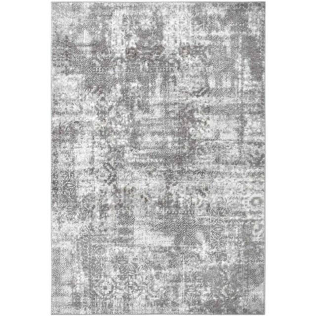 THE RUGS Shine Design Abstract Rug Soft Short Pile Modern Living Room in Grey - Size: 120 cm x 170 cm - image 1