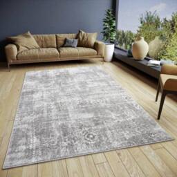 THE RUGS Shine Design Abstract Rug Soft Short Pile Modern Living Room in Grey - Size: 120 cm x 170 cm - thumbnail 6