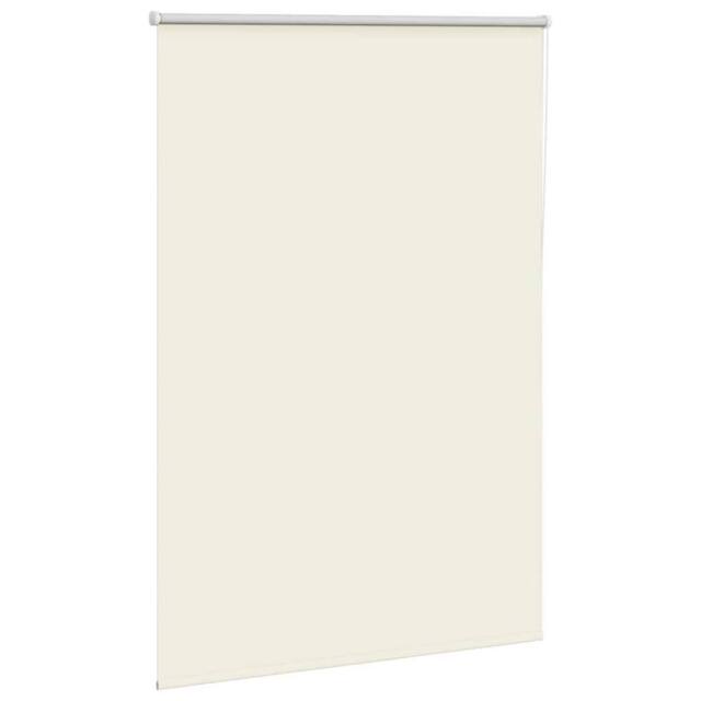 Berkfield Home Roller Blind Blackout Coffee 165x150 cm Fabric Width 161.6 cm Pol… in Ecru - image 1