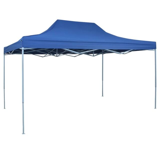 Berkfield Home Professional Folding Party Tent 3x4 m Steel Blue - image 1