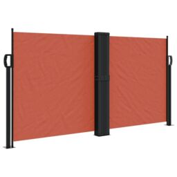 Berkfield Home Retractable Side Awning Terracotta 120x600 cm in Orange - thumbnail 2