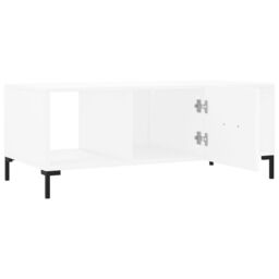 Berkfield Home Coffee Table White 102x50x40 cm Engineered Wood - Size: 102 x 50 x 40 cm - thumbnail 6