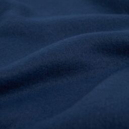 OHS Warm Plain Fleece Throw Over Bed Blanket in Navy - Size: 120 cm x 150 cm - thumbnail 3