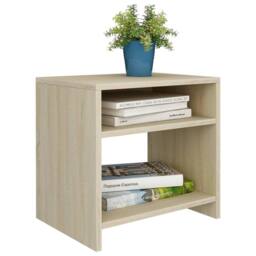 Berkfield Home Bedside Cabinets 2 pcs Sonoma Oak 40x30x40 cm Engineered Wood in Light Tan - Size: 40 x 30 x 40 cm - thumbnail 3