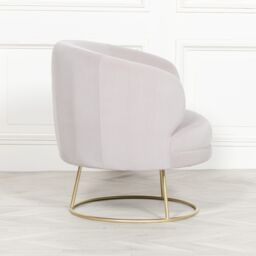 Glasstone Deco Grey Armchair - thumbnail 2