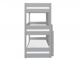 Home Detail Kennedy Kids Wooden Triple Bunk Bed in Grey - Size: Single - thumbnail 4
