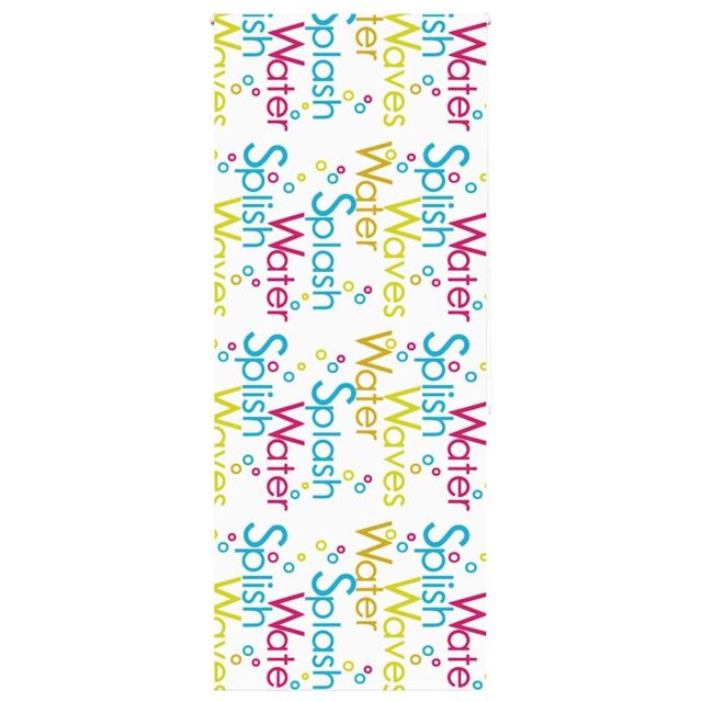 Berkfield Home Shower Roller Blind 90x240 cm Fabric Width 86 cm in Black - image 1