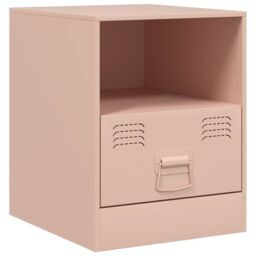 Berkfield Home Bedside Cabinets 2pcs Pink 34.5x39x44 cm Steel - thumbnail 6