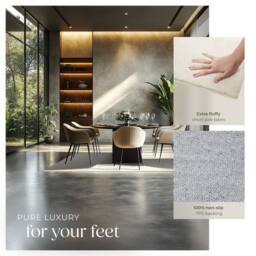 tectake Rug Zonelle 80 X 150 Cm - Cream - Size: 80 cm x 150 cm - thumbnail 4