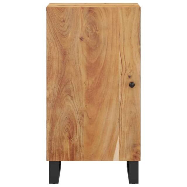 Berkfield Home Sideboard with Door 40x31x75 cm Solid Wood Acacia in Brown - Size: 40 x 31 x 75 cm - image 1
