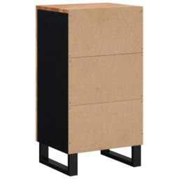 Berkfield Home Sideboard with Door 40x31x75 cm Solid Wood Acacia in Brown - Size: 40 x 31 x 75 cm - thumbnail 6