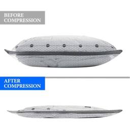 SPETLEK 15x Travel Vacuum Compression Storage Bags (5L+5M+5S) in Silver - Size: Large - thumbnail 3