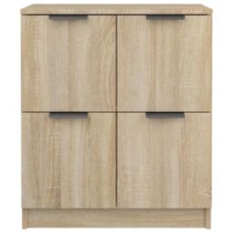 Berkfield Home Sideboard Sonoma Oak 60x30x70 cm Engineered Wood in Brown - Size: 60 x 30 x 70 cm - thumbnail 5