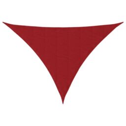 Berkfield Home Sunshade Sail Oxford Fabric Triangular 4x5x6.4 m Red - thumbnail 2