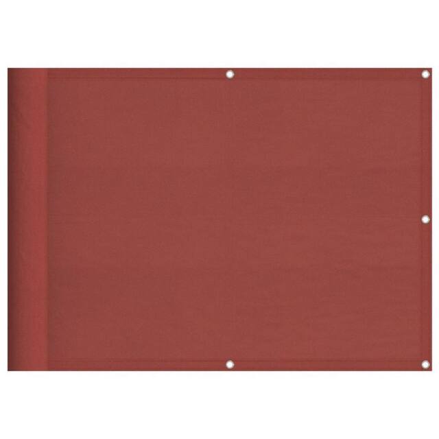 Berkfield Home Balcony Screen Terracotta 75x800 cm 100% Polyester Oxford - image 1