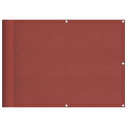 Berkfield Home Balcony Screen Terracotta 75x800 cm 100% Polyester Oxford - thumbnail 1