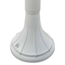 Berkfield Home Garden Post Light E27 120 cm Aluminium White - thumbnail 6