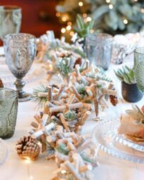 Dibor Sparkle Light Up Xmas Table Decoration Christmas Garland 1.85m - Size: Large - thumbnail 4