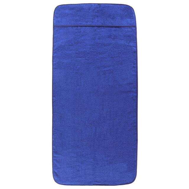 Berkfield Home Soft Beach Towels 2 pcs Royal Blue 60x135 cm Fabric 400 GSM - image 1
