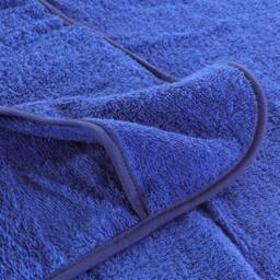 Berkfield Home Soft Beach Towels 2 pcs Royal Blue 60x135 cm Fabric 400 GSM - thumbnail 7