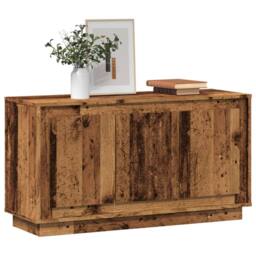 Berkfield Home Sideboard Old Wood 102x35x55 cm Engineered Wood in Brown - Size: 102 x 35 x 55 cm - thumbnail 1
