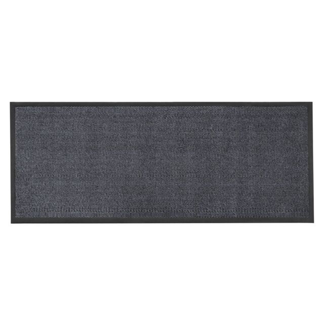 JVL Heavy Duty Barrier Door Mat, 60x150cm, Blue/Black in Dark Blue - Size: 60 cm x 150 cm - image 1