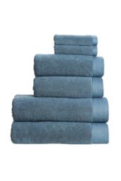 CHRISTY 'Luxe' Elegant 100% Turkish Cotton 730GSM Towels in Blue - thumbnail 2