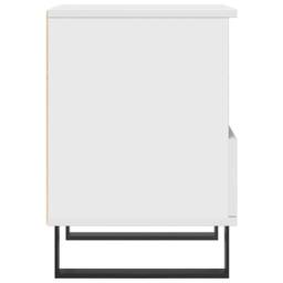 Berkfield Home Modern Bedside Cabinet White 40x35x50 cm Engineered Wood - Size: 40 x 35 x 50 cm - thumbnail 6