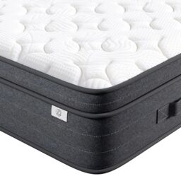 Dprodo 25CM Medium Firm Hybrid Mattress - Memory Foam & Pocketed Springs in Cool White - Size: King - thumbnail 8