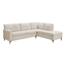 Home Detail Alyssum Right-Hand Corner Sofa in Beige - Size: 4 Person - thumbnail 3