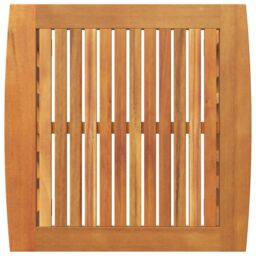 Berkfield Home Garden Side Table Brown 45x45x50 cm Solid Acacia Wood - Size: 45 x 45 x 50 cm - thumbnail 8