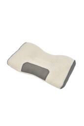 ExtraStar Breathable Knitted Ergonomic Pillow, Neck Support Sleeping Pillow in White - Size: Single - thumbnail 5
