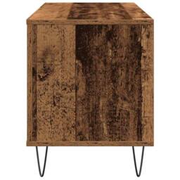 Berkfield Home Record Cabinet Old Wood 100x38x48 cm Engineered Wood in Brown - Size: 100 x 38 x 48 cm - thumbnail 6