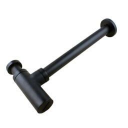 Nes Home Universal Bathroom Basin Sink Bottle Trap Waste Premium Matte Black - thumbnail 2