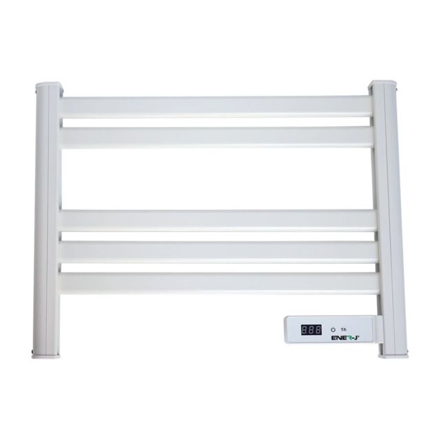 ENER-J Infrared Towel Rail Heater 5 Bar 100W White 220V - image 1