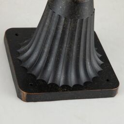 Netlighting Baltimore 1 Light Medium Outdoor Pedestal Lantern Weathered Bronze IP44 E27 in Brown - thumbnail 2