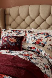 V & A 'Chinoiserie Charm' Cotton Duvet Cover Set - Size: Super King - thumbnail 2