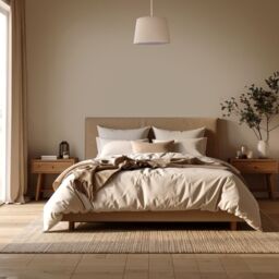 Happy Homewares Light Beige Natural Linen Fabric Lamp Shade with White Cotton Lining - Size: 12 inches - thumbnail 6