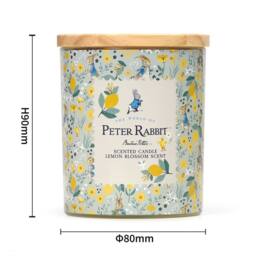 Peter Rabbit Lemon Blossom Scented Candle 1 Wick Wood Lid 30hr Burn Gifts - Size: Medium - thumbnail 5