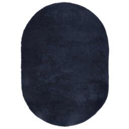 Berkfield Home Shaggy Rug High Pile NAVARRA Navy 300x200 cm Polyester in Blue - Size: Medium - thumbnail 2