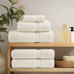Berkfield Home Premium Hand Towels SOLUND 10 pcs Cream 50x100 cm 600 gsm - thumbnail 1