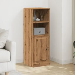 Berkfield Home Highboard Artisian Oak 36x35.5x103.5 cm Engineered Wood in Brown - thumbnail 1