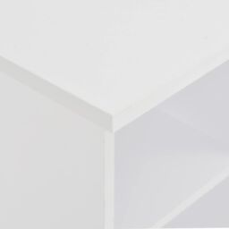 Berkfield Home Bar Table White 60x60x110 cm - Size: 60 x 60 x 110 cm - thumbnail 4